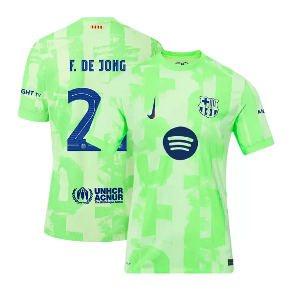 Barcelona F.DE JONG #21 Third Away Match Jersey 2024/25 - UCL [Spotify Logo Without Text] - thejerseys