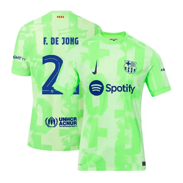 Barcelona F.DE JONG #21 Third Away Match Jersey 2024/25 - UCL - thejerseys