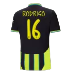 Men's Manchester City RODRIGO #16 Away Soccer Jersey 2024/25 - UCL - thejerseys