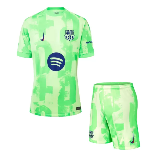 [Super Quality] Men's Barcelona Third Away Jersey (Jersey+Shorts) Kit 2024/25 <Spotify Logo Without Text> - UCL - thejerseys