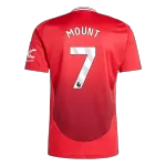 [Super Quality] Men's Manchester United MOUNT #7 Home Soccer Jersey 2024/25 - thejerseys