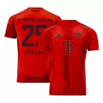 [Super Quality] Men's Bayern Munich MÜLLER #25 Home Soccer Jersey 2024/25 - thejerseys