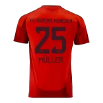 Men's Bayern Munich MÜLLER #25 Home Soccer Jersey 2024/25 - thejerseys