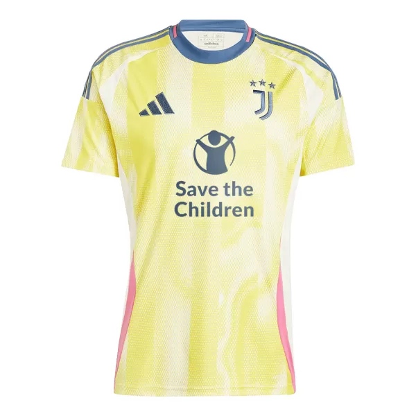 Men's Juventus Away Soccer Jersey 2024/25 - Save The Children Sponsor - thejerseys