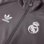 Real Madrid Gray Jacket Training Kit 2024/25 For Adults - thejerseys