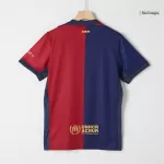 Men's Barcelona Home Soccer Jersey 2024/25 - Spotify Logo Without Text - thejerseys