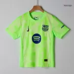 Kid's Barcelona Third Away Jersey Kit(Jersey+Shorts) 2024/25 - thejerseys