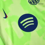 Kid's Barcelona Third Away Jersey Full Kit 2024/25 UCL - Spotify Logo Without Text - thejerseys