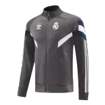 Real Madrid Gray Track Jacket 2024/25 For Adults - thejerseys