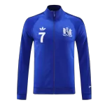 Manchester United X George Best Blue Jacket Training Kit 2024/25 For Adults - thejerseys