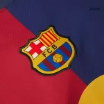 Men's Barcelona 125th Anniversary Home Soccer Jersey 2024/25 - Spotify Logo Without Text - thejerseys
