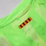 Kid's Barcelona Third Away Jersey Full Kit 2024/25 UCL - Spotify Logo Without Text - thejerseys