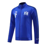 Manchester United X George Best Blue Track Jacket 2024/25 For Adults - thejerseys