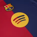 Men's Barcelona 125th Anniversary Home Soccer Jersey 2024/25 - Spotify Logo Without Text - thejerseys