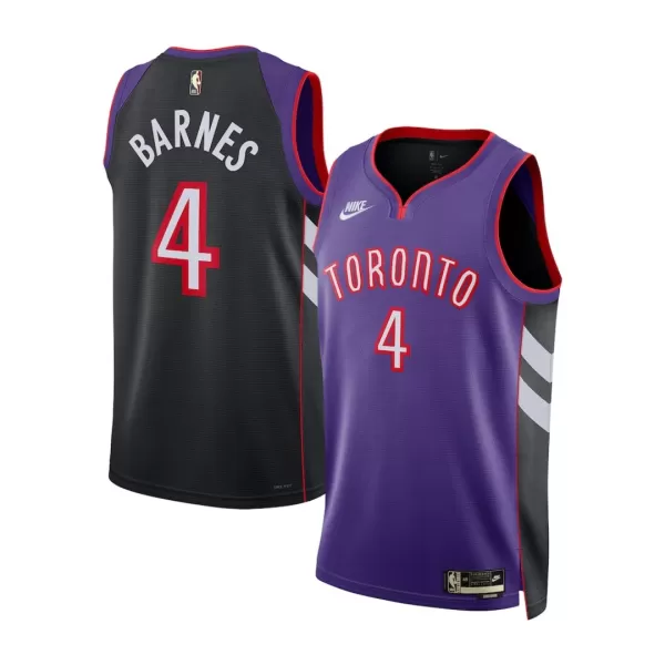 Men's Toronto Raptors Scottie Barnes #4 Purple Swingman Jersey 2024/25 - Classic Edition - thejerseys