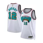 Men's Memphis Grizzlies Ja Morant #12 White Swingman Jersey 2024/25 - Classic Edition - thejerseys