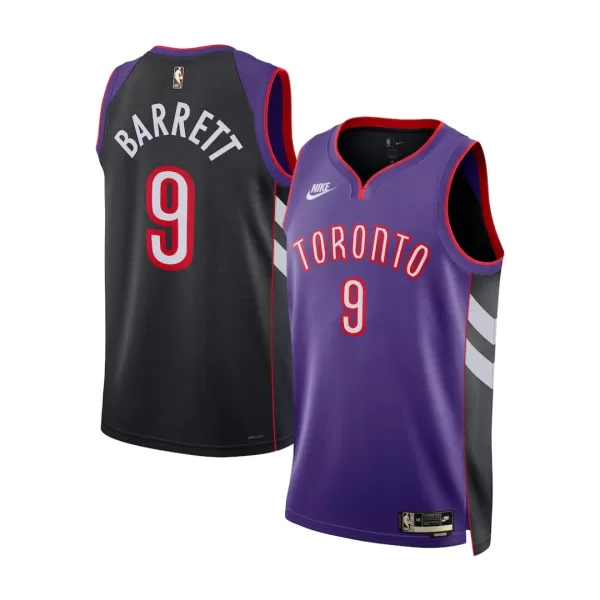 Men's Toronto Raptors RJ Barrett #9 Purple Swingman Jersey 2024/25 - Classic Edition - thejerseys