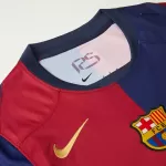 Men's Barcelona 125th Anniversary Home Soccer Jersey 2024/25 - Spotify Logo Without Text - thejerseys