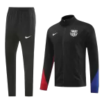 Barcelona Black Jacket Training Kit 2024/25 For Adults - thejerseys