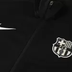 Barcelona Black Jacket Training Kit 2024/25 For Adults - thejerseys