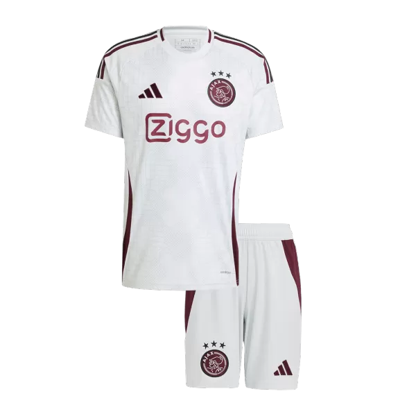 Kid's Ajax Third Away Jersey Kit(Jersey+Shorts) 2024/25 - thejerseys