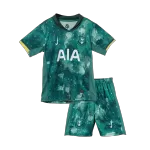 Kid's Tottenham Hotspur Third Away Jersey Kit(Jersey+Shorts) 2024/25 - thejerseys