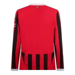 Men's AC Milan Home Long Sleeve Soccer Jersey 2024/25 - thejerseys