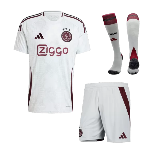 Men's Ajax Third Away Jersey Full Kit 2024/25 - thejerseys