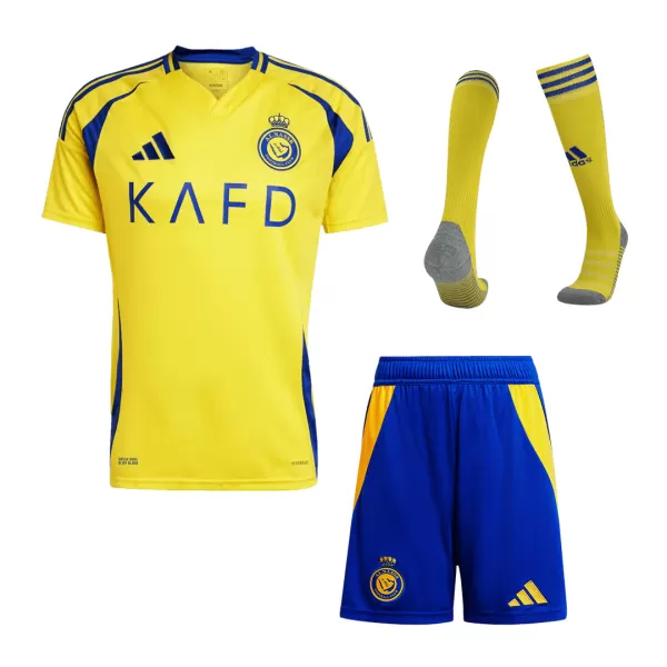 [Super Quailty] Men's Al Nassr Home Jersey Full Kit 2024/25 - thejerseys