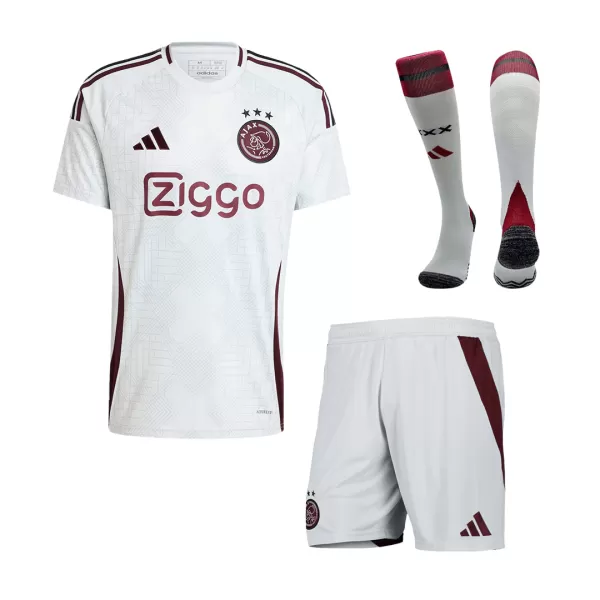 Men's Ajax Third Away Jersey Full Kit 2024/25 - thejerseys