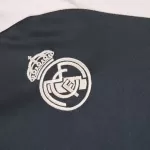 Real Madrid 1/4 Zip Gray Tracksuit Kit(Top+Pants) 2024/25 for Adults - thejerseys