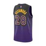 Men's Los Angeles Lakers Rui Hachimura #28 Purple Swingman Jersey 2024 - City Edition - thejerseys