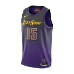 Men's Los Angeles Lakers Austin Reaves #15 Purple Swingman Jersey 2024 - City Edition - thejerseys