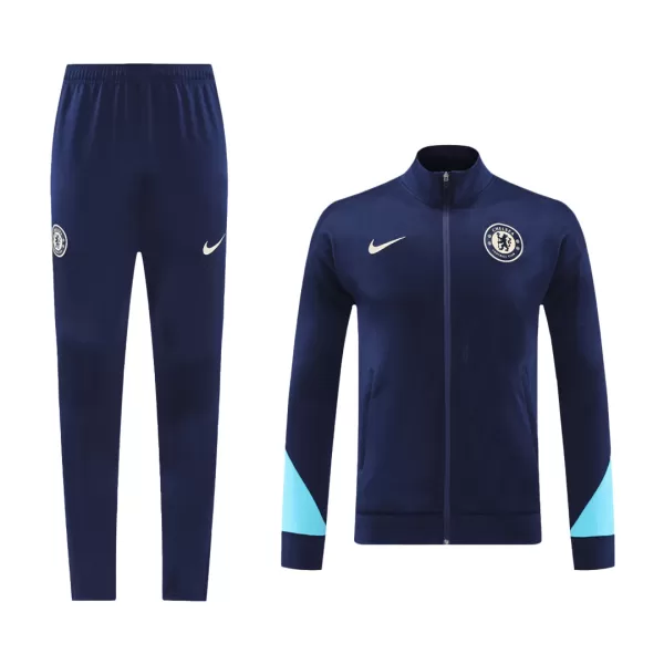 Chelsea Navy Jacket Training Kit 2024/25 For Adults - thejerseys