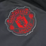 Kid's Manchester United Gray Zipper Tracksuit 2024/25 - thejerseys