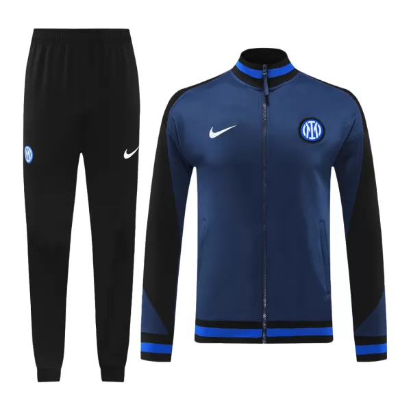 Inter Milan Navy Jacket Training Kit 2024/25 For Adults - thejerseys