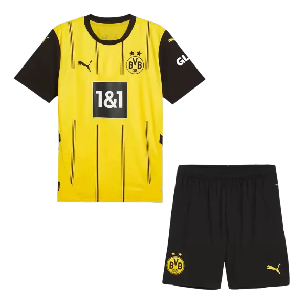 [Super Quailty] Men's Borussia Dortmund Home Jersey (Jersey+Shorts) Kit 2024/25 - thejerseys