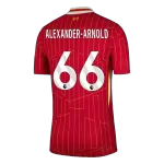 Liverpool ALEXANDER-ARNOLD #66 Home Match Jersey 2024/25 - thejerseys