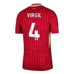 Liverpool VIRGIL #4 Home Match Jersey 2024/25 - thejerseys