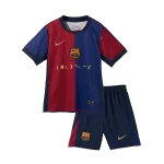 Kid's Barcelona X COLDPLAY Home Jersey Kit(Jersey+Shorts) 2024/25 - thejerseys