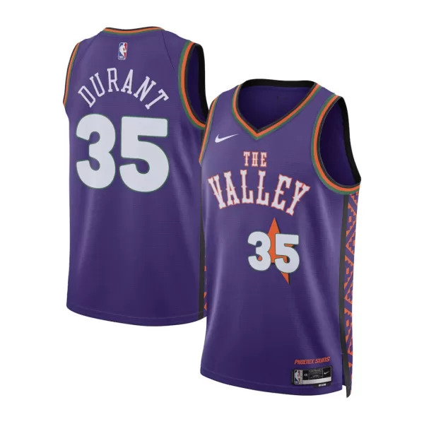 Men's Phoenix Suns Kevin Durant #35 Purple Swingman Jersey 2024/25 - City Edition - thejerseys