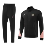 PSG Black Jacket Training Kit 2024/25 For Adults - thejerseys