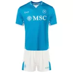 Kid's Napoli Home Jersey Kit(Jersey+Shorts) 2024/25 - thejerseys