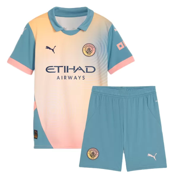 Kid's Manchester City Fourth Jersey Kit 2024/25 - thejerseys