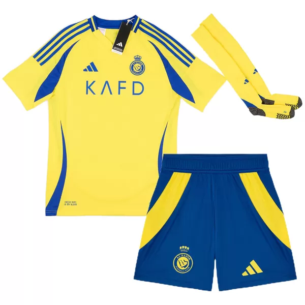 Kid's Al Nassr Home Jersey Full Kit 2024/25 - thejerseys