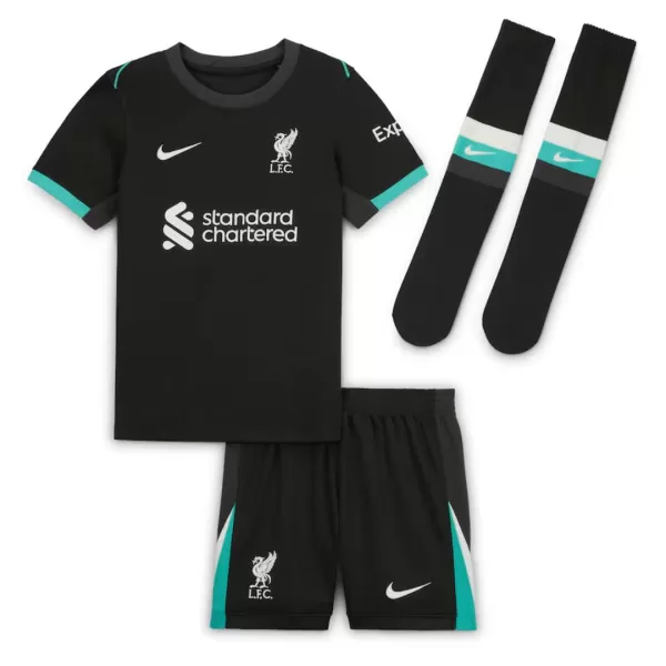 Kid's Liverpool Away Jersey Full Kit 2024/25 - thejerseys