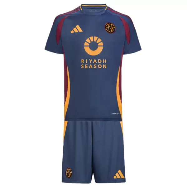 Kid's Roma Third Away Jersey Kit(Jersey+Shorts) 2024/25 - thejerseys