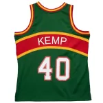 Men's Seattle SuperSonics Shawn Kemp #40 Green Hardwood Classics Jersey 1994/95 - thejerseys