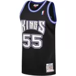 Men's Sacramento Kings Jason Williams #55 Black Hardwood Classics Authentic Jersey 1998/99 - thejerseys