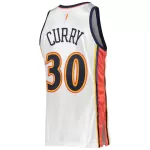 Men's Golden State Warriors Curry #30 White Hardwood Classics Jersey 2009/10 - thejerseys